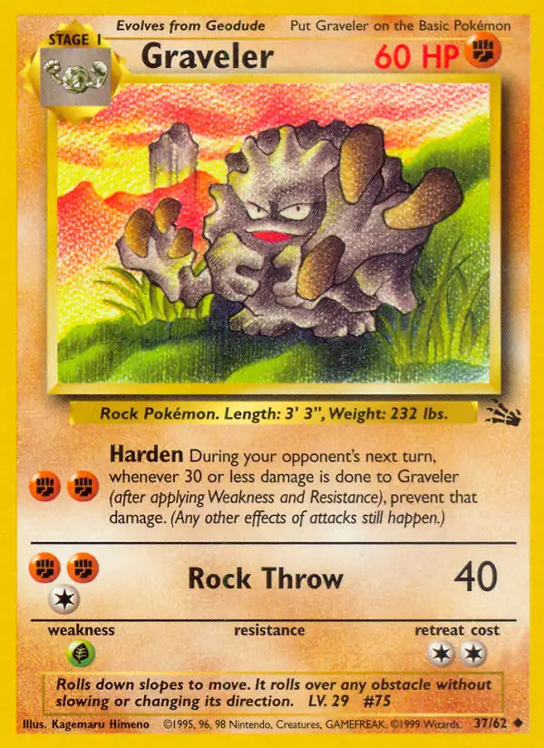 Graveler Uncommon 37/62