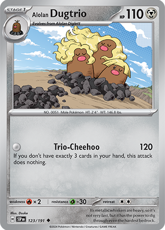 Alolan Dugtrio - #123