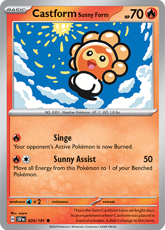 Castform Sunny Form - #20