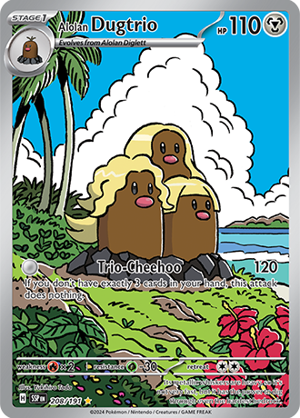 Alolan Dugtrio - #208